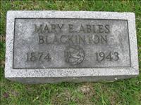 Blackinton, Mary E. (Ables)